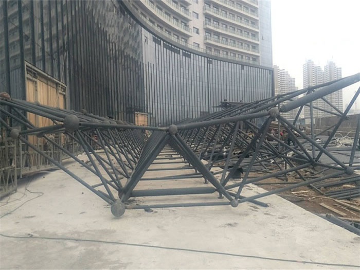 乌海万豪酒店雨棚网架